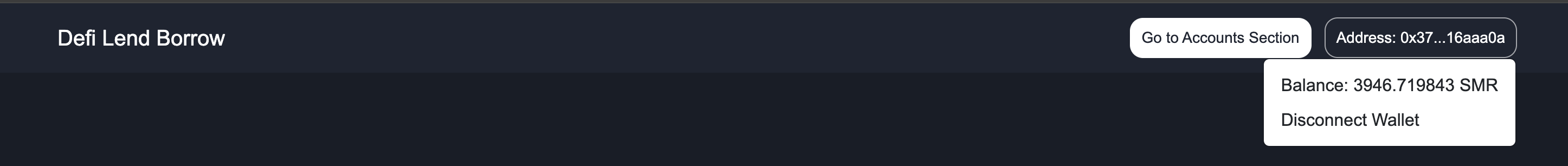 You can view your account SMR balance here account balance